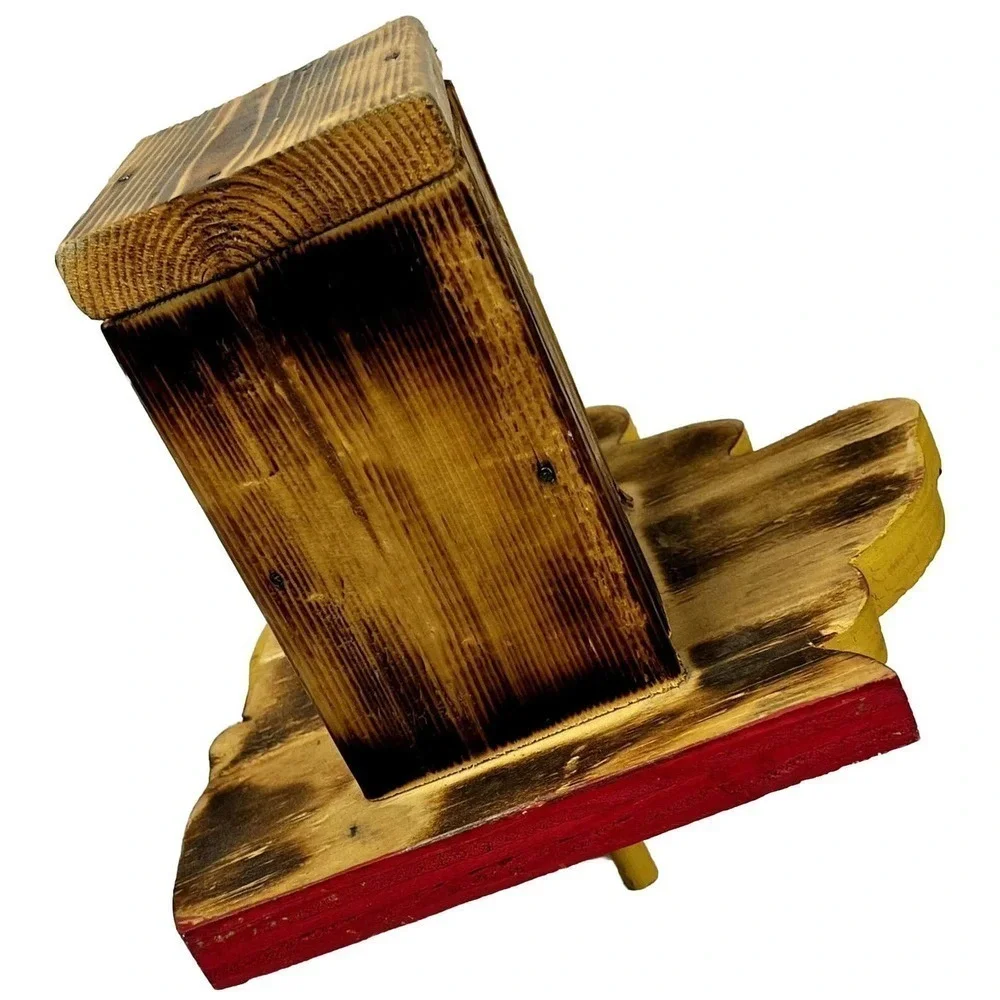 WINNIE the POOH Handmade Wooden Bird House Decoration Nesting Box or Decoration